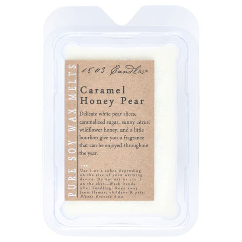 1803 Candles Caramel Honey Pear Soy Melt